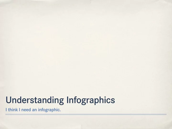 understanding infographics