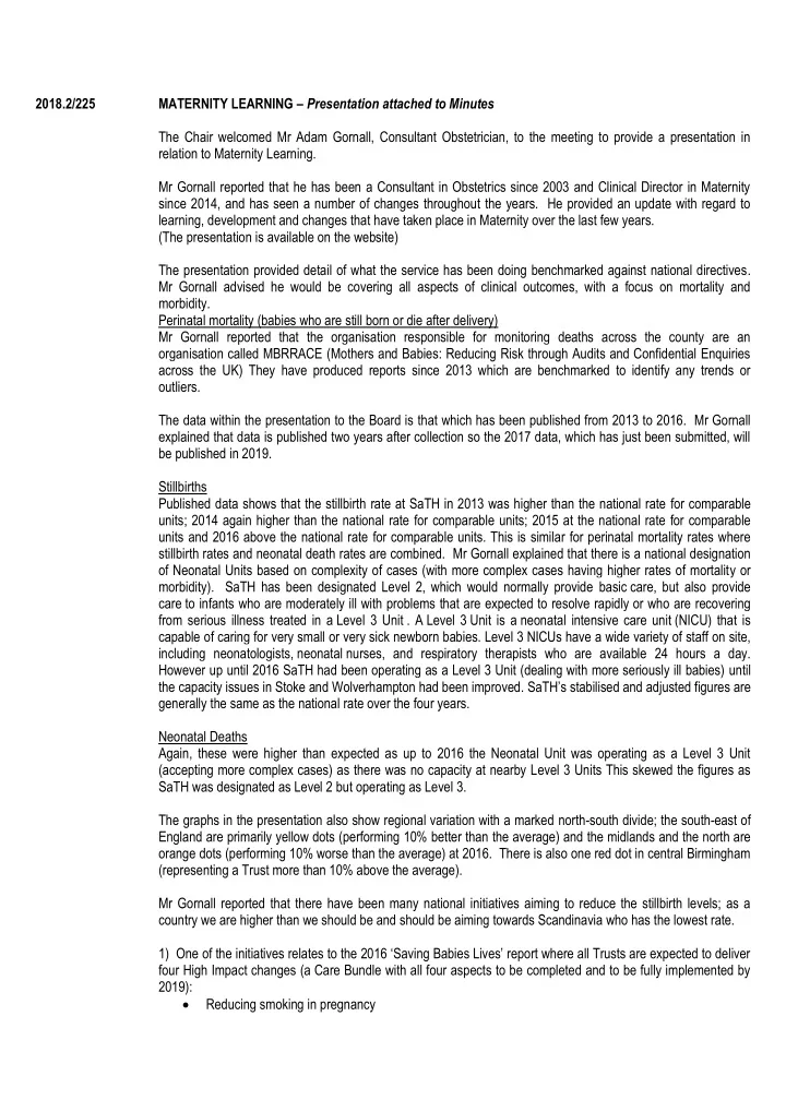 2018 2 225 maternity learning presentation attached to