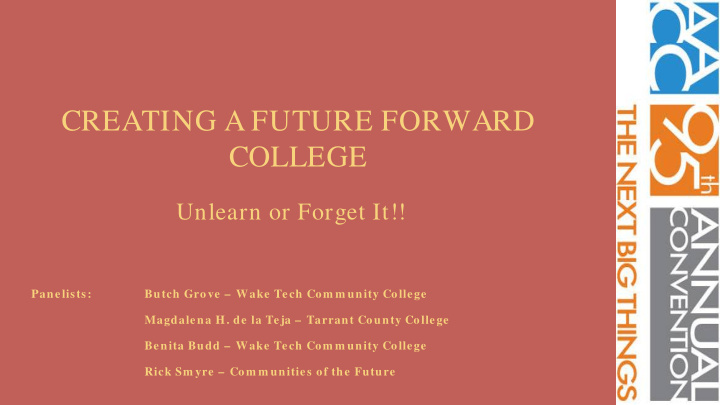 creating a future forward college