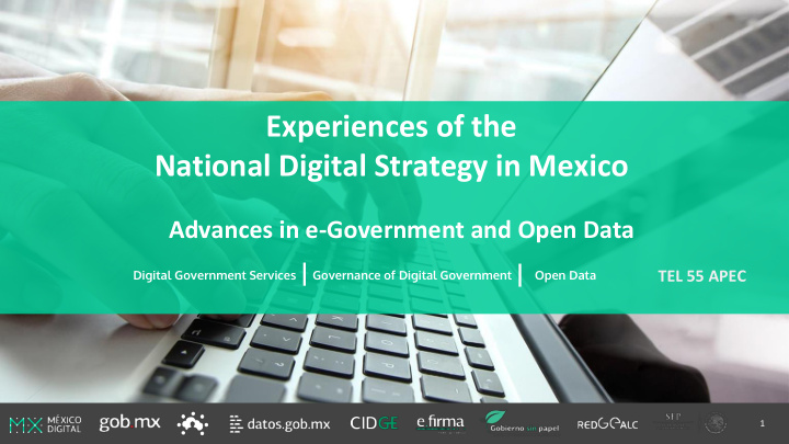 experiences of the national digital strategy in mexico
