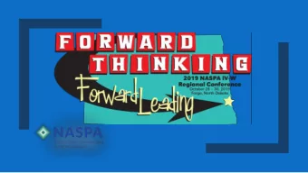 What is NASPA?  Original Acronym: National Association for Student Personnel  Administrators