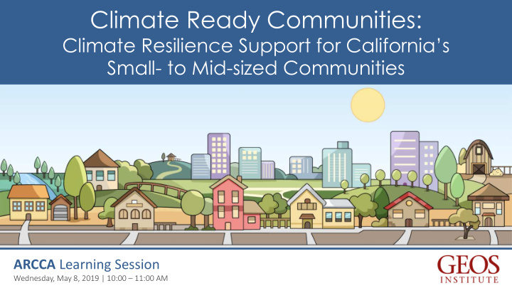 climate ready communities