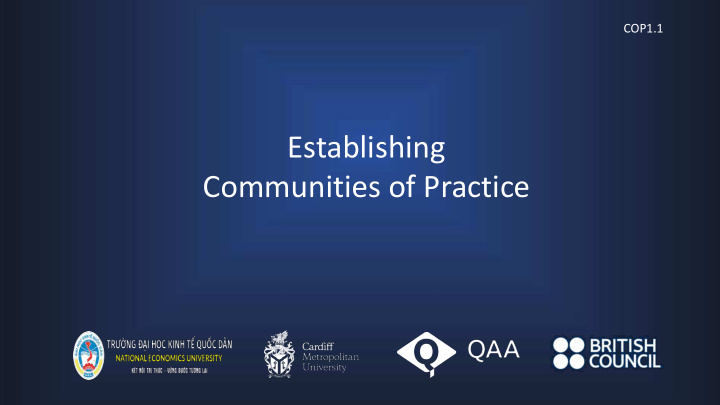 communities of practice contents
