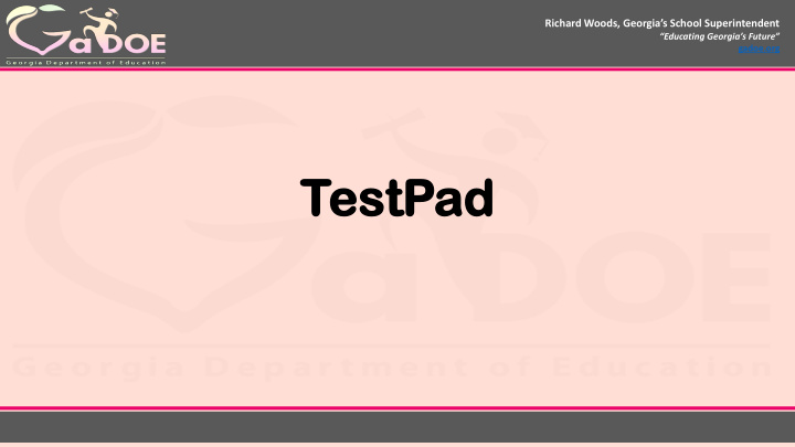 testp estpad ad lan andi ding ng page crea eate te an an