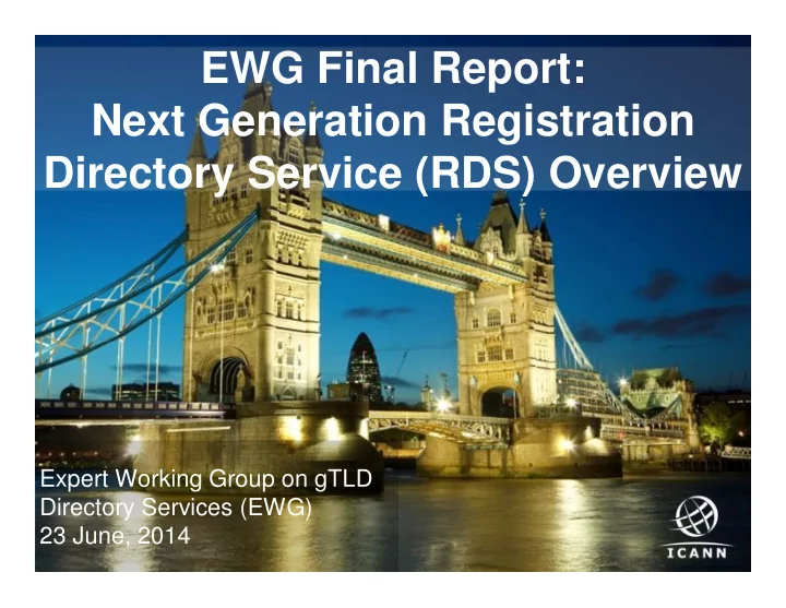 ewg final report