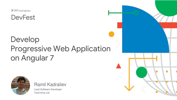 progressive web application