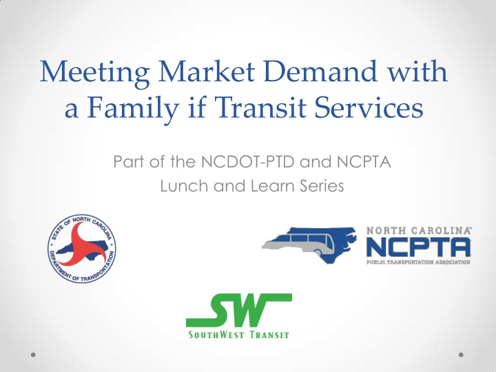 a family if transit services