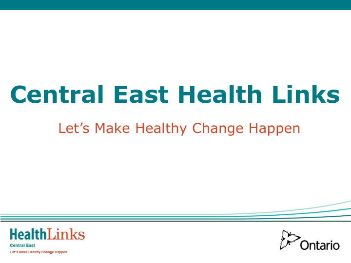 central east health links