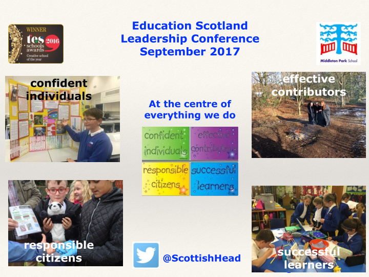 education scotland leadership conference september 2017