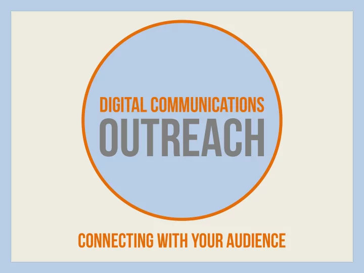 outreach