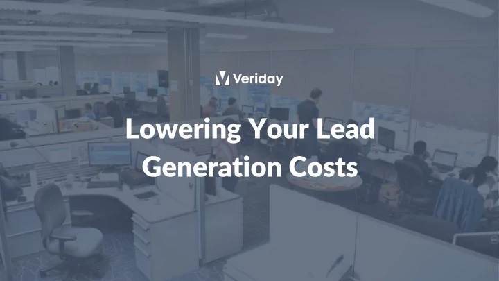 lowering your lead generation costs