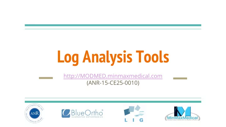 log analysis tools
