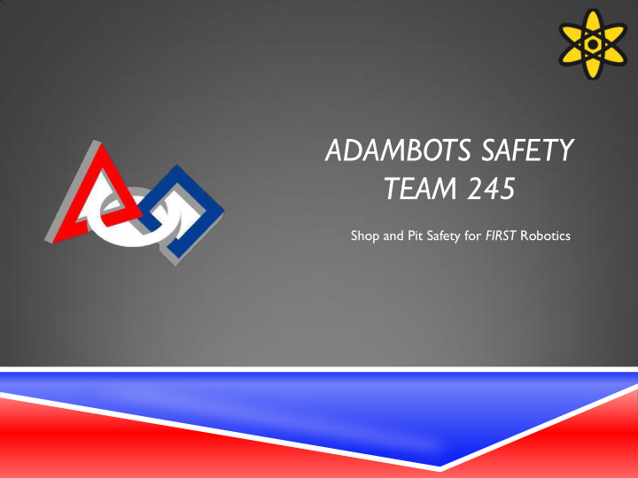 adambots safety