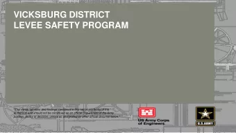 VICKSBURG DISTRICT  LEVEE SAFETY PROGRAM  237  217  200  80  252  237  217  200  119  174  237  217