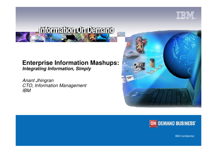 enterprise information mashups