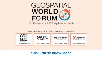 CLICK HERE TO KNOW MORE  GIS Enabling Smart Cities &amp; More  Efficient Transportation  Nick Land