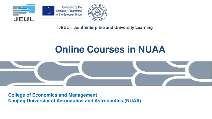 online courses in nuaa