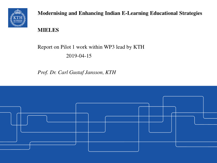 modernising and enhancing indian e learning educational