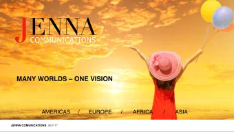 Jenna  Communications  What is Jenna Communications  A boutique public relations firm that provides