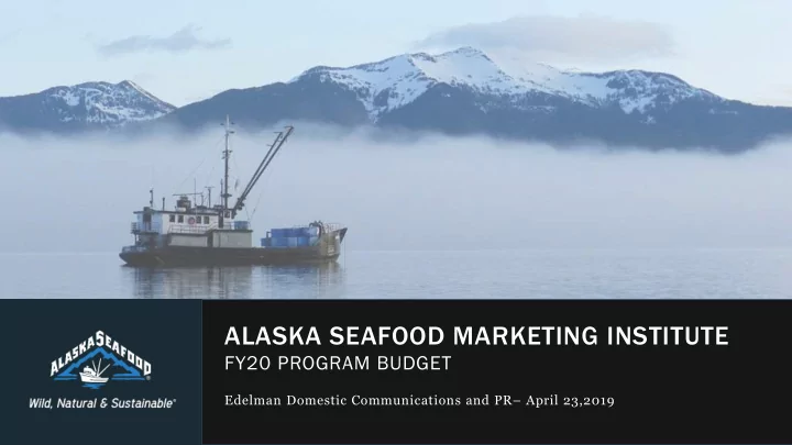alaska seafood marketing institute