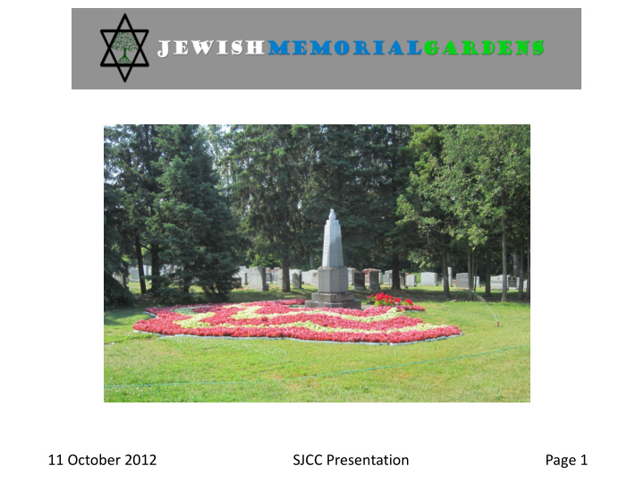 11 october 2012 sjcc presentation page 1