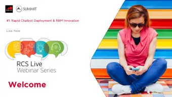 Welcome  Paul Schonewald  Programme Marketing Director  GSMA  Paul joined the GSMA in  Paul has