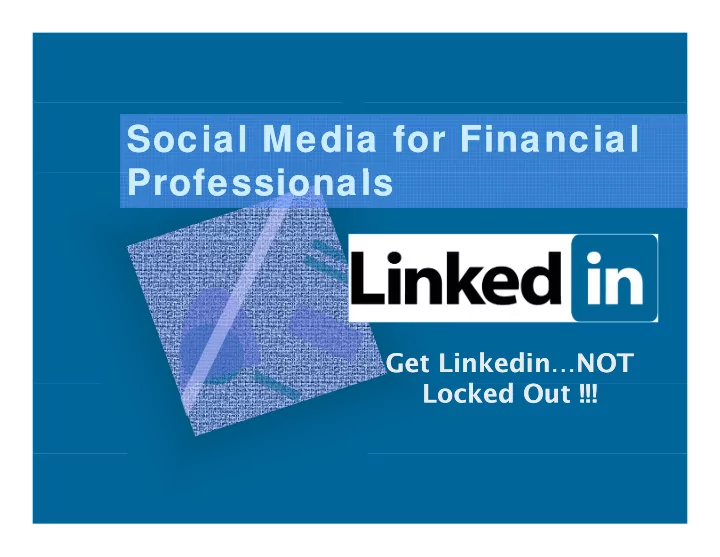 social media for financial social media for financial
