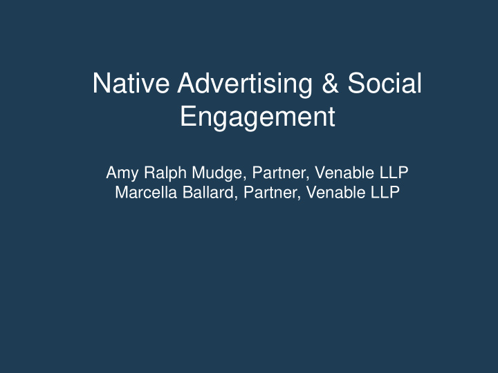 native advertising social engagement