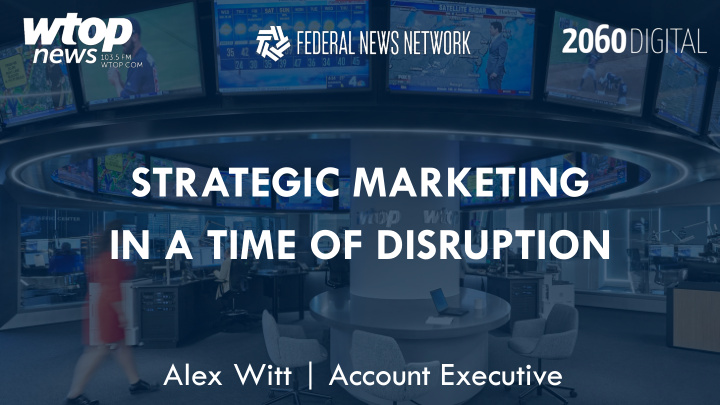 strategic marketing in a time of disruption