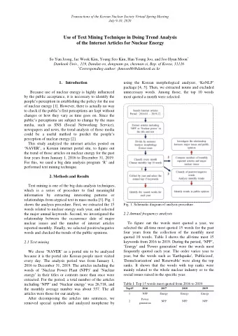 Use of Text Mining Technique in Doing Trend Analysis  of the Internet Articles for Nuclear Energy