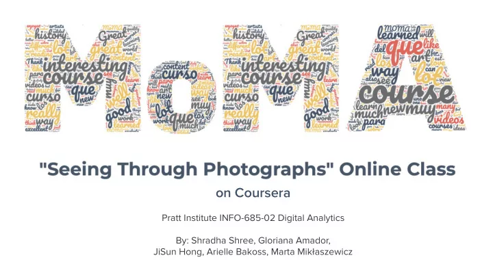 on coursera