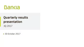 presentation  3Q 2017  30 October 2017  1  Disclaimer  This document was originally prepared in
