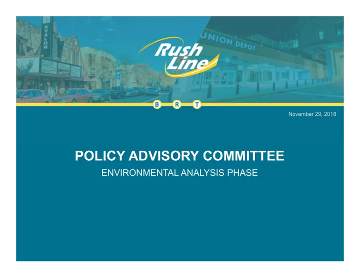 policy advisory committee