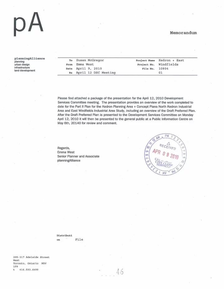 memorandum