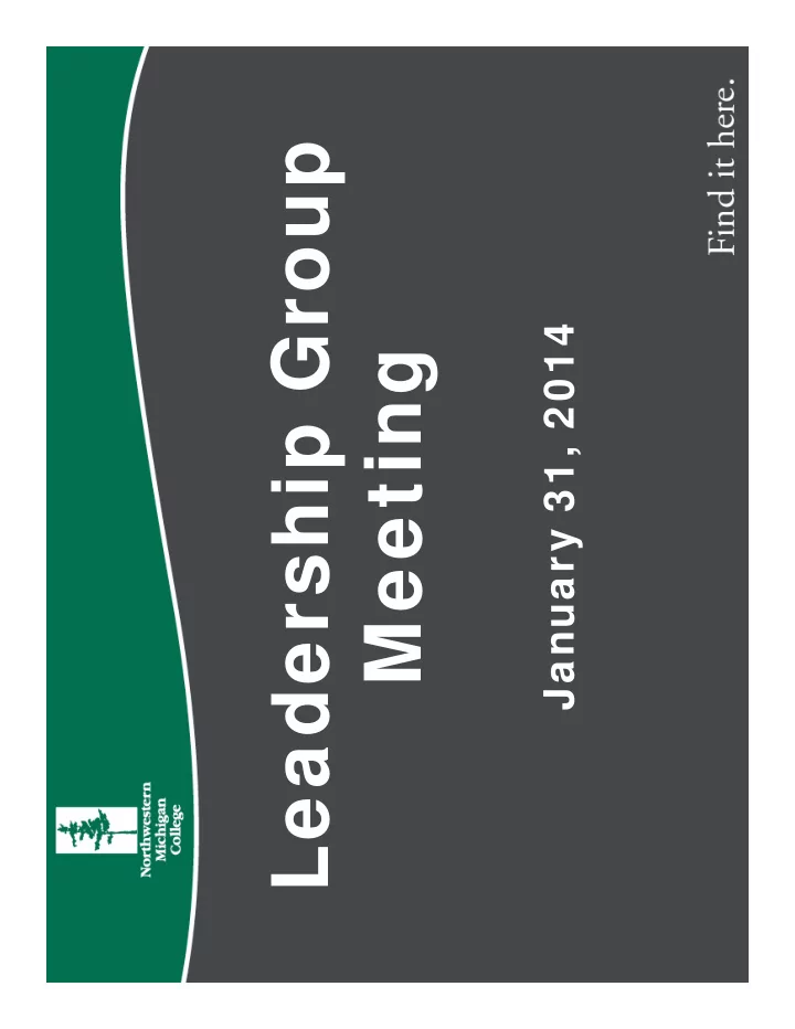 leadership group