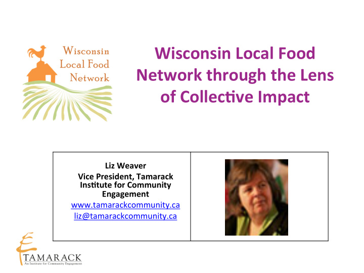 wisconsin local food network through the lens of