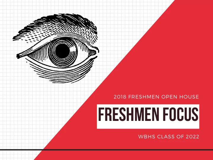 freshmen focus