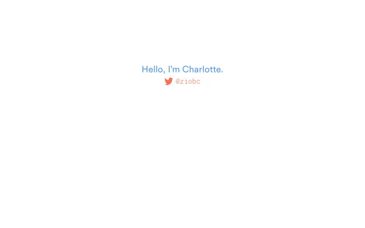 hello i m charlotte
