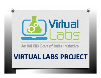 VIRTUAL LABS PROJECT  VIRTUAL LABS PROJECT  Motivation  Motivation  Physical Distances  Physical
