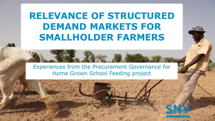 demand markets for