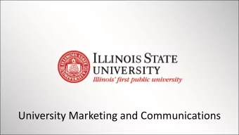 University Marketing and Communications  UMC: Who we are  Designers (5 &amp; 1/2)