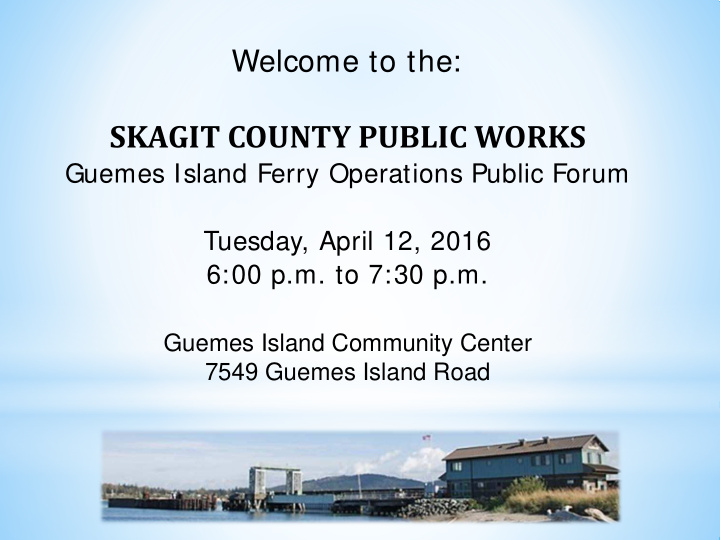 skagit county public works