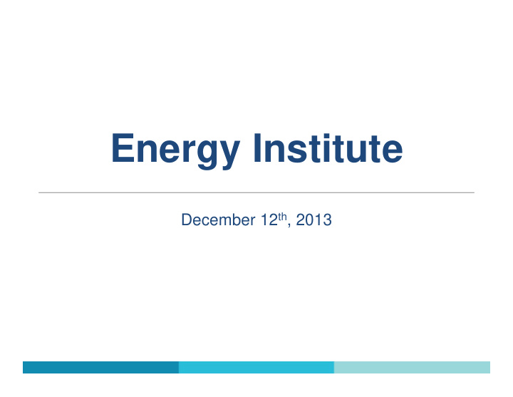 energy institute