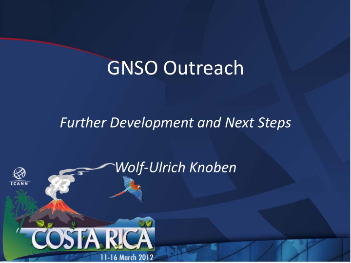 gnso outreach