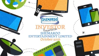 2  ABOUT SHEMAROO  Founded in 1962 as a book circulating library, today Shemaroo is a filmed