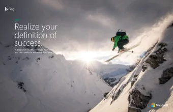 Realize your  definition of  success.  A deep dive on three unique marketers  and their paths to