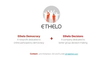 +  A non  A  onprof  ofit  t dedicate  ted to  to  A com  A  ompany dedicate  ted to  to  on