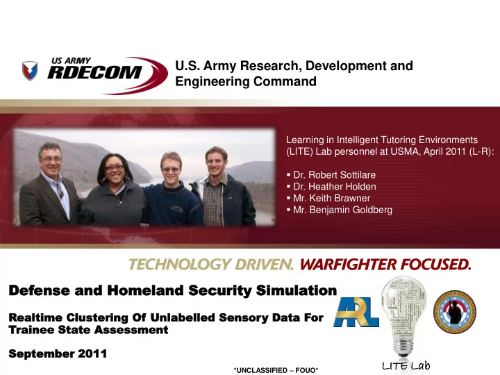 defense def ense and and homeland s homeland secu ecurity