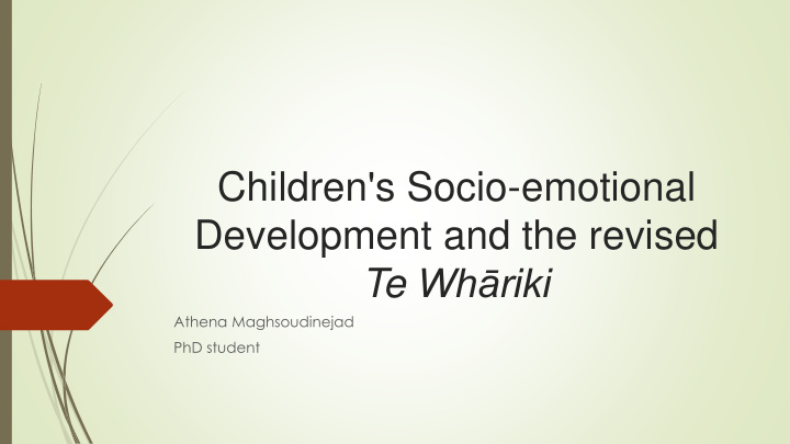 children s socio emotional