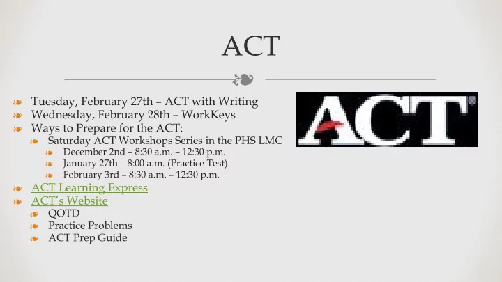 act